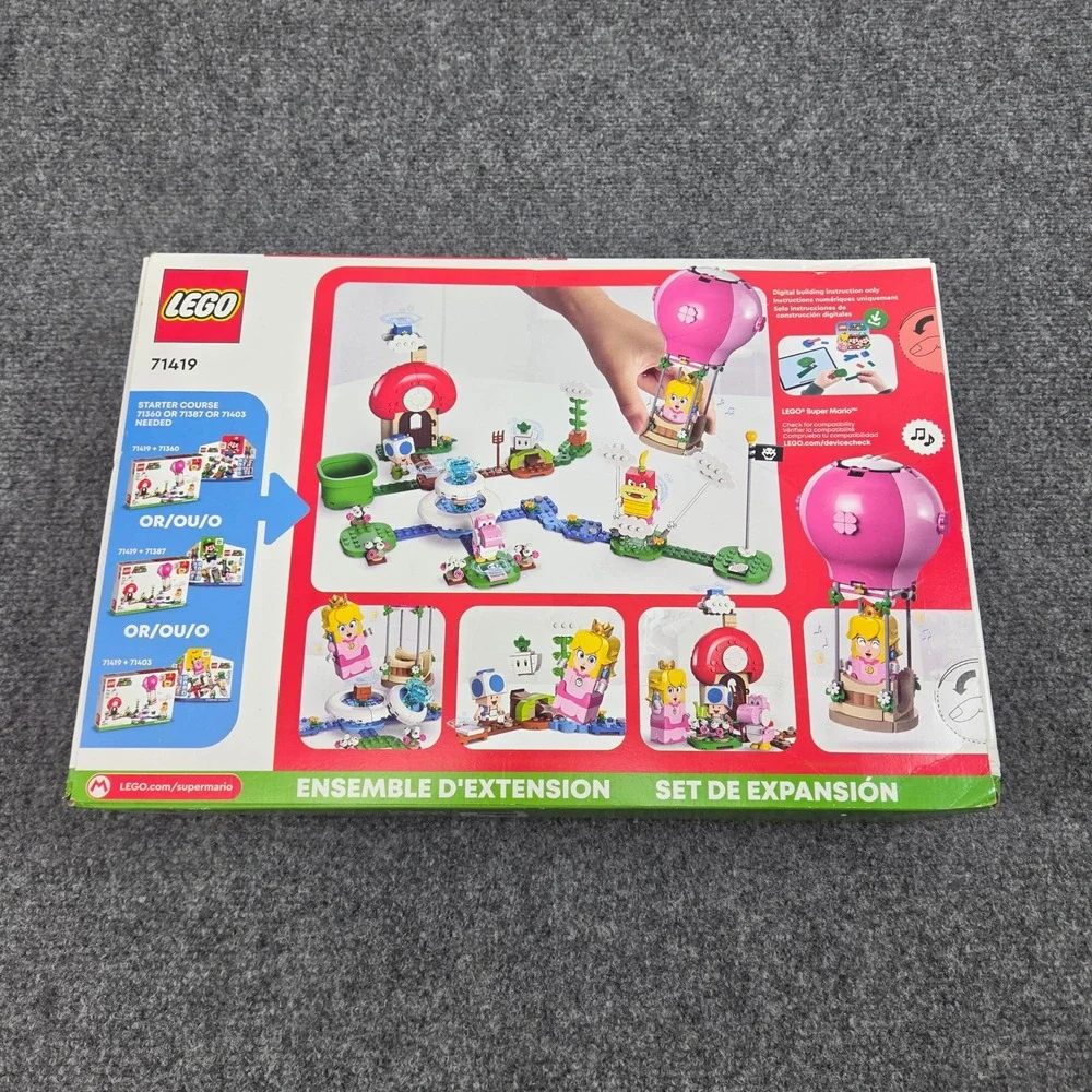 LEGO Super Mario Peachs Garden Balloon Ride 71419 Set Multicolor Expansion Pack